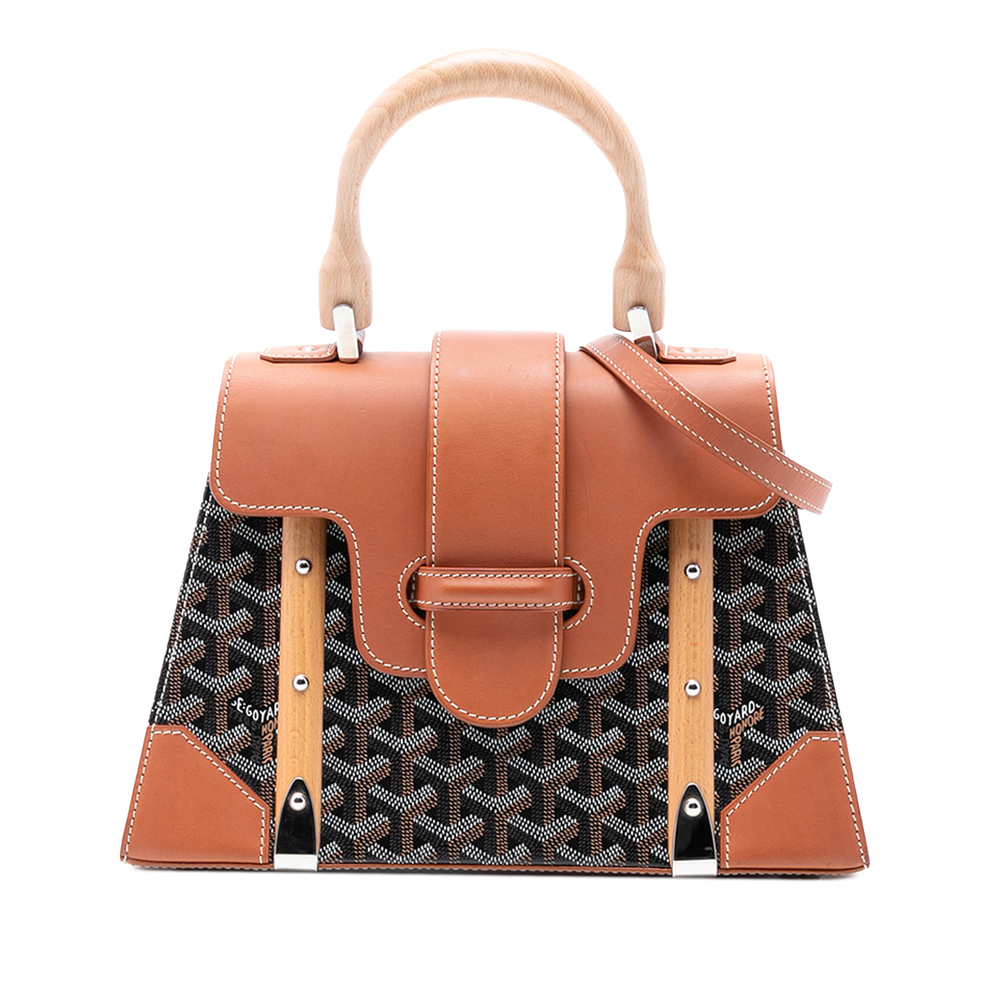 Pre-Loved Goyard Goyardine Saigon Structured PM